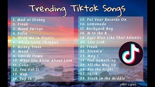 Tiktok Hits  Trending Tiktok Songs  WBM Lyrics [upl. by Ahern]