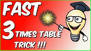 Fast 3 times table trick [upl. by Areema806]