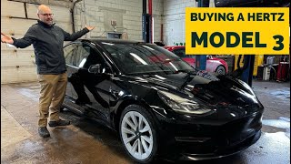 Buying a USED Hertz Tesla Model 3 EV Is it worth it [upl. by Najar716]