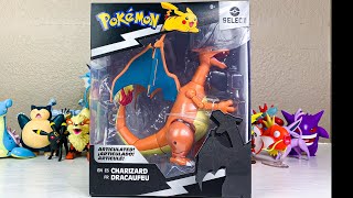 Pokémon Select Charizard Articulated Figure from Jazwares [upl. by Hnoj97]