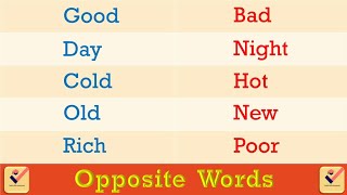 Opposite Words  200 Important opposite words in English  Antonyms Words  Vocabulary  Antonyms [upl. by Herbst]