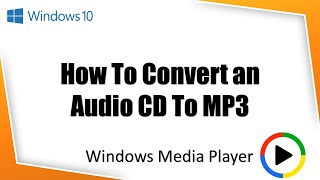 How To Rip Audio CD to MP3 in Windows Media Player  CDA To MP3 [upl. by Trefor589]