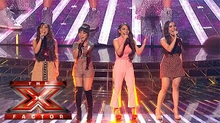 4th Impact performs for their place in the competition  Week 5 Results  The X Factor 2015 [upl. by Eenad99]