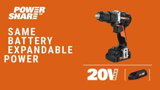 Worx® Power Share™ Same Battery Expandable Power [upl. by Voltz301]