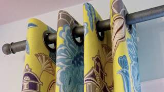 How to Make a Grommet Curtain [upl. by Gregg669]