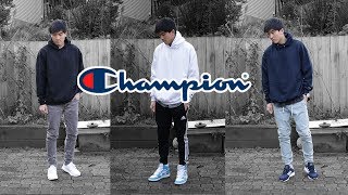 Amazing Affordable Hoodies  Lookbook with Champion S700 [upl. by Elnora]