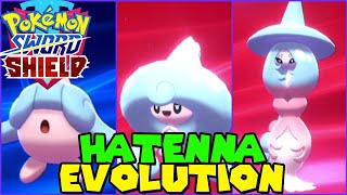 Evolving HATENNA to HATTERENE in Pokemon Sword amp Shield [upl. by Etneciv]