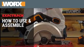 WORX 20V ExacTrack  How to Use amp Assemble [upl. by Ynattyrb85]