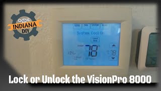 Lock or Unlock the VisionPro 8000 [upl. by Annhej]