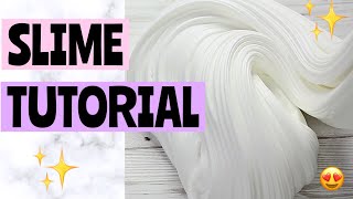 HOW TO MAKE SLIME Simple amp Easy Slime Recipe  2 Minute Easy Slime Tutorial Glue and Borax Slime [upl. by Hoashis]