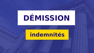 DÉMISSION INDEMNITÉS CDI [upl. by Lydell354]