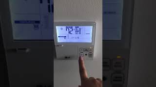 How to Unlock LG Thermostat [upl. by Atinniuq]