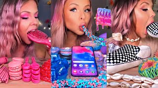 MOST POPULAR PRANK FOODS FOR ASMR COMPILATION EDIBLE VANS FANTA BOTTLE GALAXY SAMSUNG MUKBANG 먹방 [upl. by Doll]