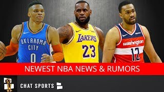 NBA News amp Rumors Russell Westbrook Trade Latest Warriors Moves LeBron To Point Guard amp Signings [upl. by Arvo]