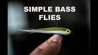 FLY TYING FRIDAY two easy and effective bass flies [upl. by Spevek568]