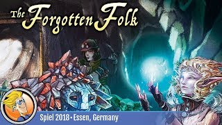 Caverna The Forgotten Folk — game overview at SPIEL 18 [upl. by Lasley]