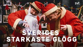 Sveriges starkaste glögg  Albert och Herbert firar jul  SVT [upl. by Drawd]