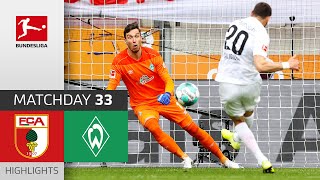 FC Augsburg  SV Werder Bremen  20  Highlights  Matchday 33 – Bundesliga 202021 [upl. by Amando]