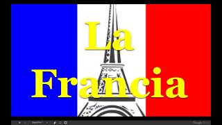 Francese1 cultura e civiltà la Francia [upl. by Kylstra]