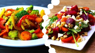 8 Healthy Vegetable Recipes For Weight Loss [upl. by Arakat]