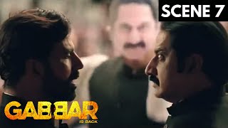 Gabbar Is Back  Scene 7  Gabbar Vs Digvijay Patil   Akshay Kumar  Shruti Hassan  Sunil Grover [upl. by Fesuoy]