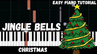 Christmas  Jingle Bells Easy Piano Tutorial [upl. by Razal361]