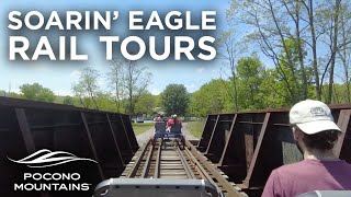 Soarin Eagle Rail Tours in the Pocono Mountains [upl. by Wymore]