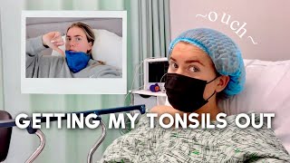 MY TONSILLECTOMY EXPERIENCE VLOG  Surgery amp Recovery [upl. by Bandeen]