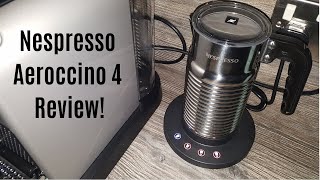 Nespresso Aeroccino 4 Milk Frother Review  Worth upgrading from the Aeroccino 3 [upl. by Kcirrej743]