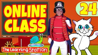 Online Class for Kids 24 ♫ The Learning Station ♫ Dance Songs ♫ Brain Breaks for Kids [upl. by Duthie]