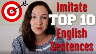 How to Pronounce TOP 10 English Sentences [upl. by Yelhs181]