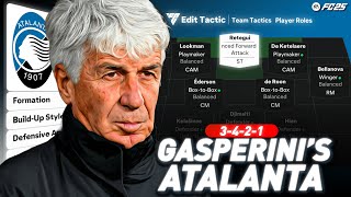 MASTERING GASPERINIS ATALANTA 3421 TACTICS IN FC 25 [upl. by Enimrej]