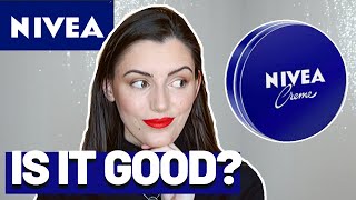 SPECIALIST testing NIVEA CREME review ingredients is it good [upl. by Aineval]