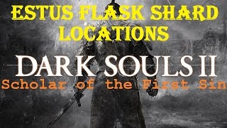 Dark Souls 2 SOTFS  Estus Flask Shard Locations [upl. by Zerep230]