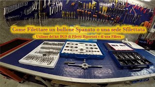 Come FILETTARE una Sede o un Bullone SPANATO [upl. by Elletsyrc685]