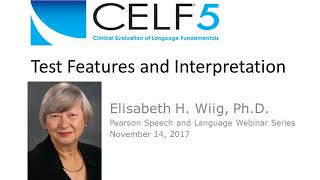 CELF5 Test Features and Interpretation [upl. by Adnilram]