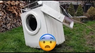 HEAVY BRICKS vs Siemens washing machine GONE WILD [upl. by Arabel]