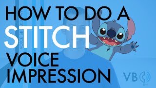 “How To Do A Stitch Voice Impression”  Voice Breakdown Ep 6 [upl. by Assirolc]