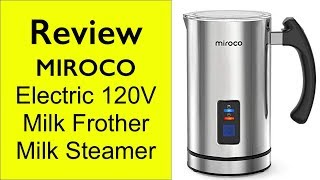 Review Miroco Milk Frother  How to make froth milk at home [upl. by Yajet]