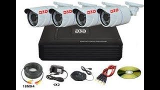 How to install AHD CCTV kit [upl. by Benyamin]