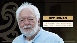 Rex Homan  Te Waka Toi Awards 2019 [upl. by Anik]