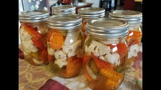 How To Pickle And Can Mixed Veggies [upl. by Mccormick]