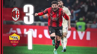 Giroud reaches double digits 🔟⚽  AC Milan 31 Roma  Highlights Serie A [upl. by Ahselet758]