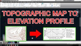 AUTOCAD  Topographic Map Elevation Profiling  CAD Sessions EP1 [upl. by Blinni]