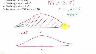 Finding Area Under A Curve Using Z Scores [upl. by Anerda]