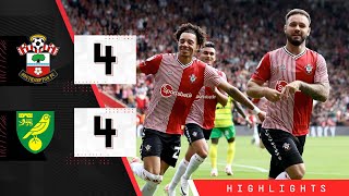 HIGHLIGHTS Southampton 44 Norwich City  Championship [upl. by Gaskins]