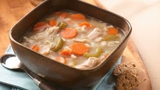 Homemade Turkey Soup  Betty Crocker Recipe [upl. by Nwad795]