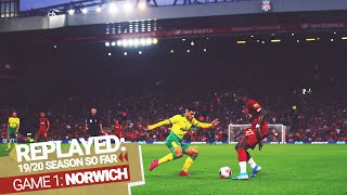 201920 REPLAYED Liverpool 41 Norwich City  Reds kick off the season in style [upl. by Dinin]