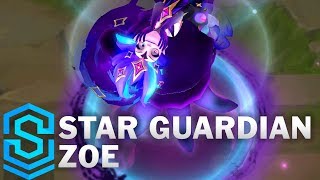 Star Guardian Zoe Skin Spotlight  PreRelease  League of Legends [upl. by Aitnis]