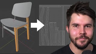 Blender Beginner UV Unwrapping Tutorial Chair Part 7 [upl. by Nanerb]